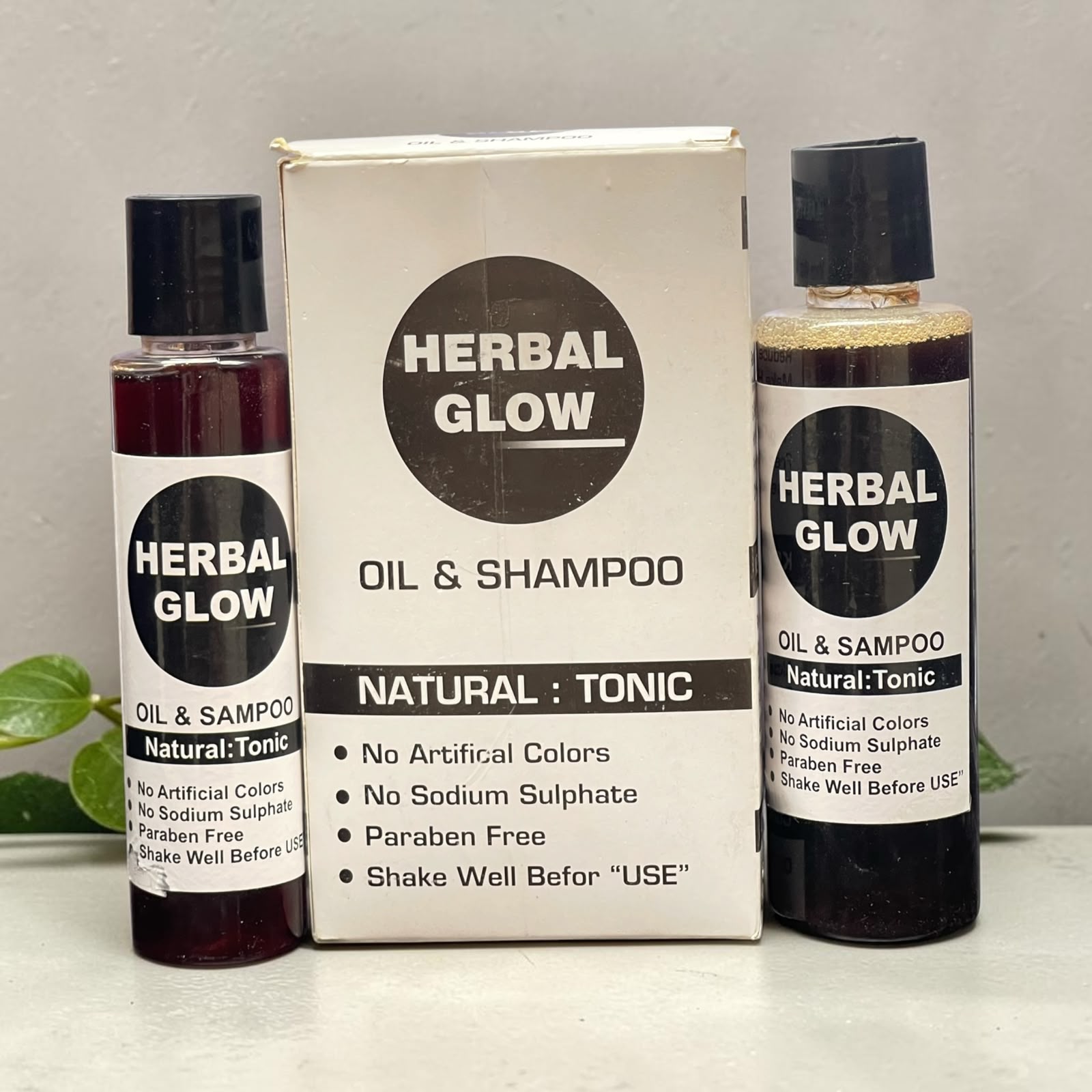 Herbal Glow Hair Oil & Shampoo